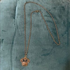 Amber Crown Necklace